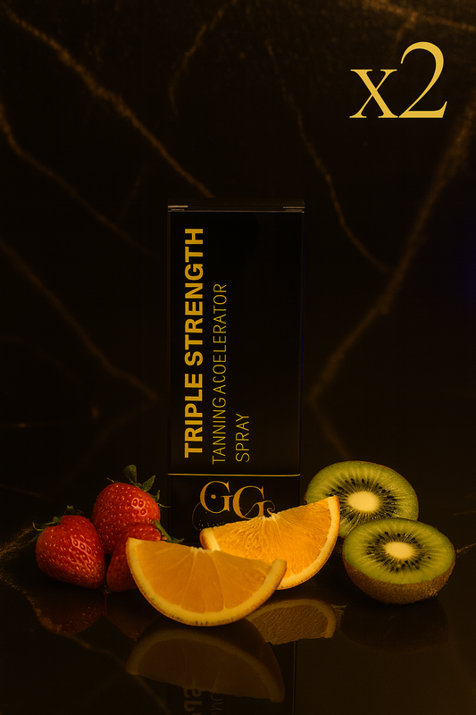 2 Flavoured Triple Strength Tanning Spray